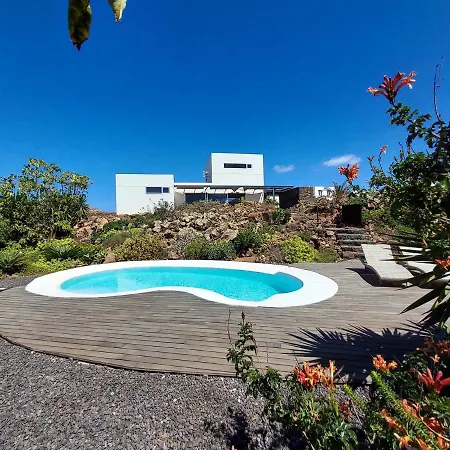 Villa En Lajares. Piscina Y Barbacoa Villa Lajares
